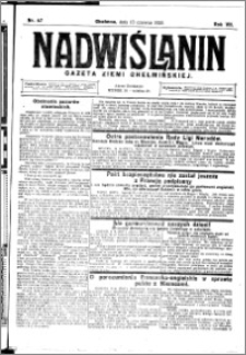 Nadwiślanin. Gazeta Ziemi Chełmińskiej, 1925.06.13 R. 7 nr 47