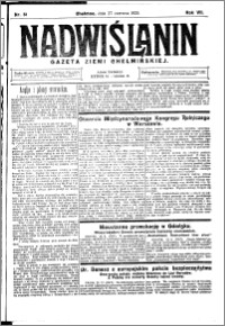 Nadwiślanin. Gazeta Ziemi Chełmińskiej, 1925.06.27 R. 7 nr 51