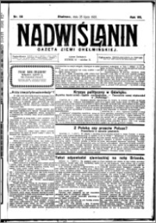 Nadwiślanin. Gazeta Ziemi Chełmińskiej, 1925.07.25 R. 7 nr 58
