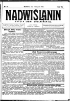 Nadwiślanin. Gazeta Ziemi Chełmińskiej, 1925.11.04 R. 7 nr 87