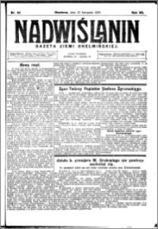 Nadwiślanin. Gazeta Ziemi Chełmińskiej, 1925.11.25 R. 7 nr 93