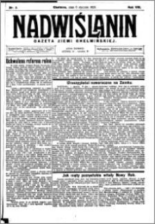 Nadwiślanin. Gazeta Ziemi Chełmińskiej, 1926.01.06 R. 8 nr 2