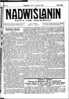Nadwiślanin. Gazeta Ziemi Chełmińskiej, 1926.01.27 R. 8 nr 8
