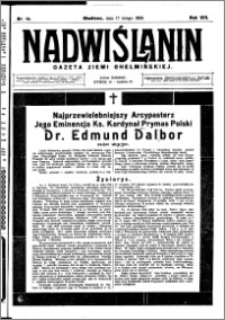 Nadwiślanin. Gazeta Ziemi Chełmińskiej, 1926.02.17 R. 8 nr 14