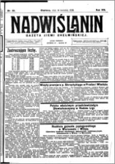 Nadwiślanin. Gazeta Ziemi Chełmińskiej, 1926.04.14 R. 8 nr 30
