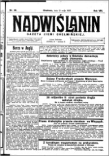 Nadwiślanin. Gazeta Ziemi Chełmińskiej, 1926.05.12 R. 8 nr 38