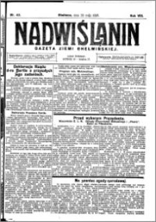 Nadwiślanin. Gazeta Ziemi Chełmińskiej, 1926.05.29 R. 8 nr 43