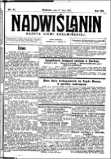 Nadwiślanin. Gazeta Ziemi Chełmińskiej, 1926.07.17 R. 8 nr 57