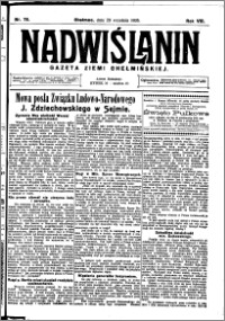 Nadwiślanin. Gazeta Ziemi Chełmińskiej, 1926.09.29 R. 8 nr 78