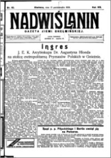 Nadwiślanin. Gazeta Ziemi Chełmińskiej, 1926.10.13 R. 8 nr 82