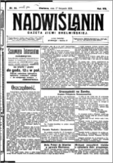 Nadwiślanin. Gazeta Ziemi Chełmińskiej, 1926.11.17 R. 8 nr 93
