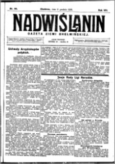 Nadwiślanin. Gazeta Ziemi Chełmińskiej, 1926.12.11 R. 8 nr 99