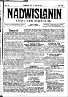 Nadwiślanin. Gazeta Ziemi Chełmińskiej, 1927.01.29 R. 9 nr 8