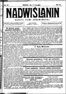 Nadwiślanin. Gazeta Ziemi Chełmińskiej, 1927.03.19 R. 9 nr 22
