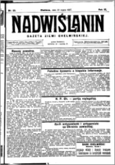 Nadwiślanin. Gazeta Ziemi Chełmińskiej, 1927.03.23 R. 9 nr 23