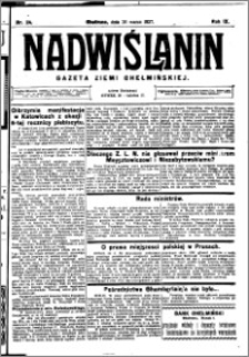 Nadwiślanin. Gazeta Ziemi Chełmińskiej, 1927.03.26 R. 9 nr 24