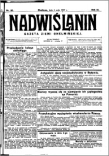 Nadwiślanin. Gazeta Ziemi Chełmińskiej, 1927.05.04 R. 9 nr 35