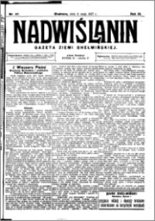 Nadwiślanin. Gazeta Ziemi Chełmińskiej, 1927.05.11 R. 9 nr 37