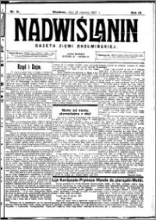 Nadwiślanin. Gazeta Ziemi Chełmińskiej, 1927.06.29 R. 9 nr 51