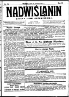 Nadwiślanin. Gazeta Ziemi Chełmińskiej, 1927.09.24 R. 9 nr 76