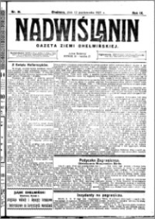 Nadwiślanin. Gazeta Ziemi Chełmińskiej, 1927.10.12 R. 9 nr 81
