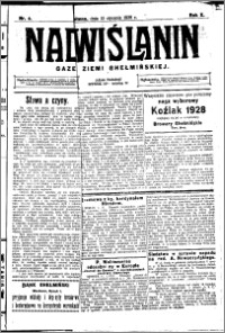 Nadwiślanin. Gazeta Ziemi Chełmińskiej, 1928.01.13 R. 10 nr 4