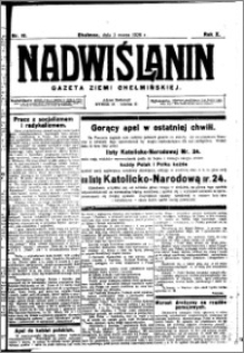 Nadwiślanin. Gazeta Ziemi Chełmińskiej, 1928.03.03 R. 10 nr 18