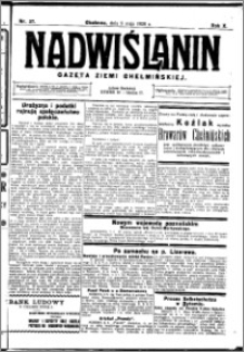 Nadwiślanin. Gazeta Ziemi Chełmińskiej, 1928.05.09 R. 10 nr 37