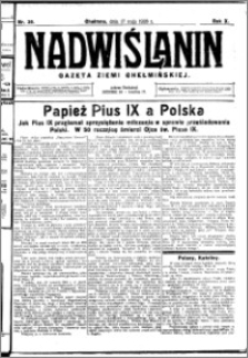 Nadwiślanin. Gazeta Ziemi Chełmińskiej, 1928.05.17 R. 10 nr 39