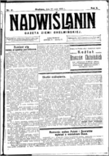 Nadwiślanin. Gazeta Ziemi Chełmińskiej, 1928.05.23 R. 10 nr 41