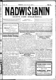 Nadwiślanin. Gazeta Ziemi Chełmińskiej, 1928.05.26 R. 10 nr 42