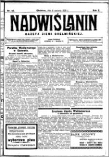 Nadwiślanin. Gazeta Ziemi Chełmińskiej, 1928.06.09 R. 10 nr 46