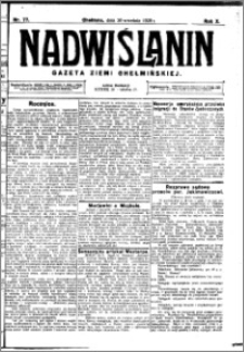 Nadwiślanin. Gazeta Ziemi Chełmińskiej, 1928.09.26 R. 10 nr 77