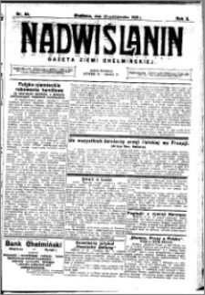 Nadwiślanin. Gazeta Ziemi Chełmińskiej, 1928.10.20 R. 10 nr 84