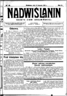 Nadwiślanin. Gazeta Ziemi Chełmińskiej, 1928.11.10 R. 10 nr 90
