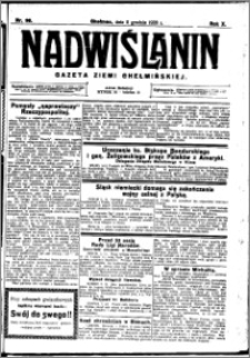 Nadwiślanin. Gazeta Ziemi Chełmińskiej, 1928.12.08 R. 10 nr 98