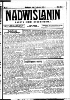 Nadwiślanin. Gazeta Ziemi Chełmińskiej, 1929.01.17 R. 11 nr 4