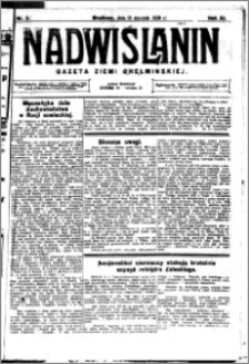 Nadwiślanin. Gazeta Ziemi Chełmińskiej, 1929.01.19 R. 11 nr 5