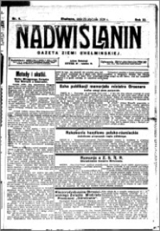 Nadwiślanin. Gazeta Ziemi Chełmińskiej, 1929.01.23 R. 11 nr 6