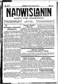 Nadwiślanin. Gazeta Ziemi Chełmińskiej, 1929.01.30 R. 11 nr 8