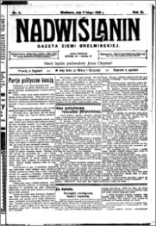 Nadwiślanin. Gazeta Ziemi Chełmińskiej, 1929.02.09 R. 11 nr 11