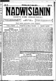 Nadwiślanin. Gazeta Ziemi Chełmińskiej, 1929.02.16 R. 11 nr 13