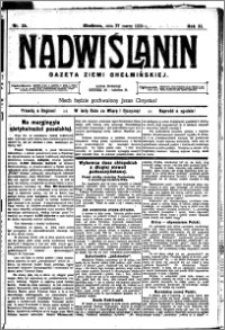 Nadwiślanin. Gazeta Ziemi Chełmińskiej, 1929.03.27 R. 11 nr 24
