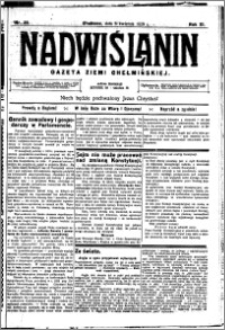 Nadwiślanin. Gazeta Ziemi Chełmińskiej, 1929.04.03 R. 11 nr 26