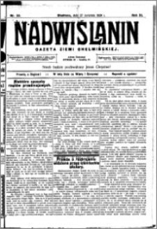 Nadwiślanin. Gazeta Ziemi Chełmińskiej, 1929.04.27 R. 11 nr 33