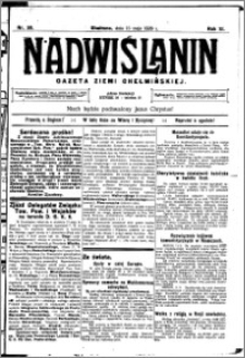 Nadwiślanin. Gazeta Ziemi Chełmińskiej, 1929.05.15 R. 11 nr 38