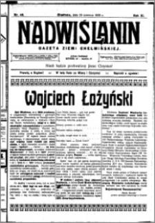 Nadwiślanin. Gazeta Ziemi Chełmińskiej, 1929.06.19 R. 11 nr 48