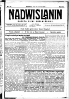 Nadwiślanin. Gazeta Ziemi Chełmińskiej, 1929.06.22 R. 11 nr 49