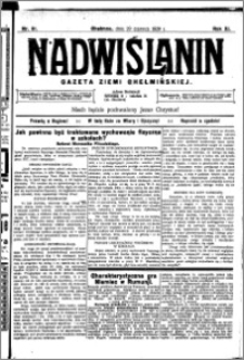 Nadwiślanin. Gazeta Ziemi Chełmińskiej, 1929.06.29 R. 11 nr 51