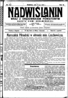 Nadwiślanin. Gazeta Ziemi Chełmińskiej, 1929.07.04 R. 11 nr 53